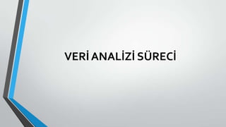 VERİ ANALİZİ SÜRECİ
 