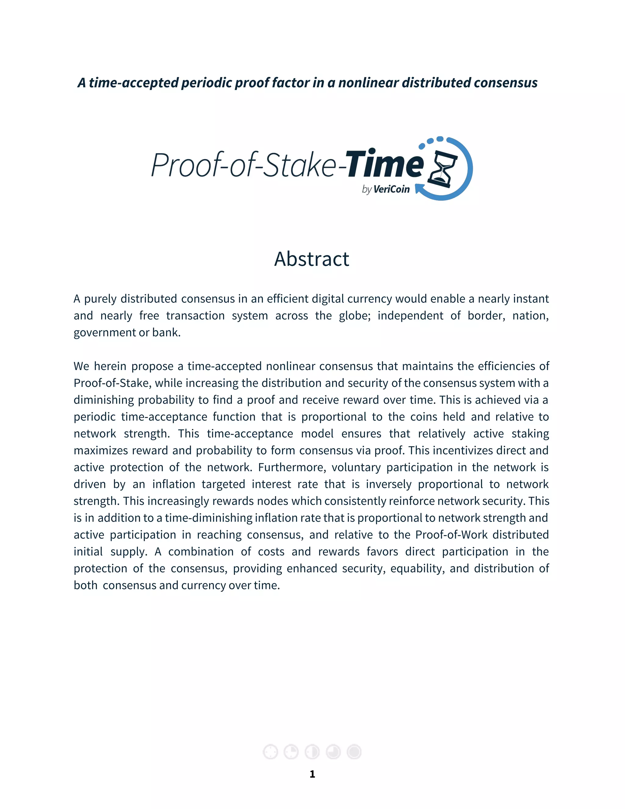 VeriCoin PoST WhitePaper. | PDF