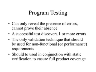 Verifcation &amp;validation