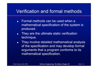 Verification and validation | PDF | Computer Software and Applications ...