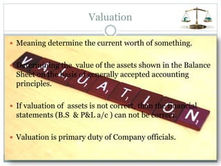 Verification and valuation of assets and liabilities | PPTX