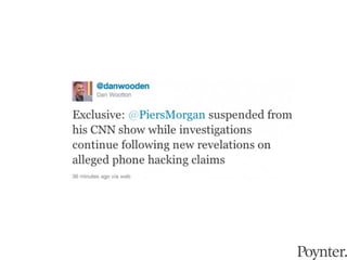 Verifying Social Media Info




With thanks to Mandy Jenkins (@mjenkins, ZombieJournalism.com)
 