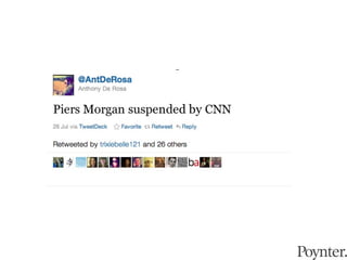 Old School Never Gets Old
• Develop human sources.

• Contact people, talk to them.

• Be skeptical. Too good to be true?
...