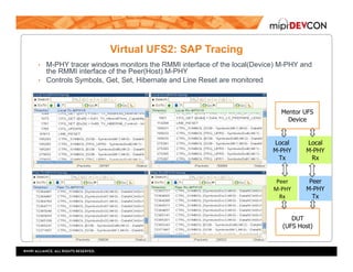 MIPI DevCon 2016: Verification of Mobile SOC Design (UFS) | PDF