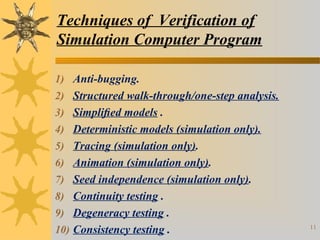 Verification of simulation computer program by ashish gangwar ...