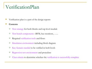 Verification strategies | PPT