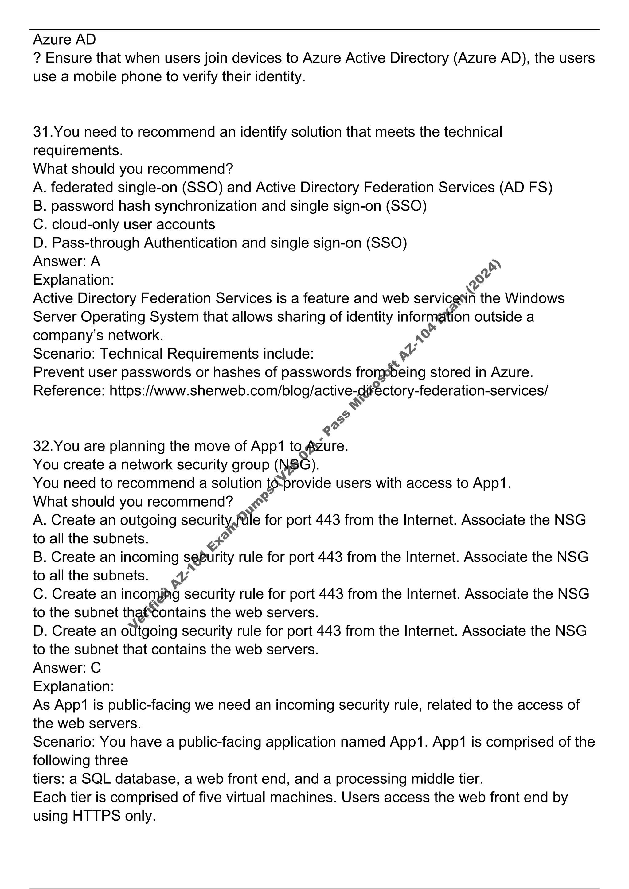 Verified AZ-104 Exam Dumps (V26.02) - Pass Microsoft AZ-104 Exam (2024 ...