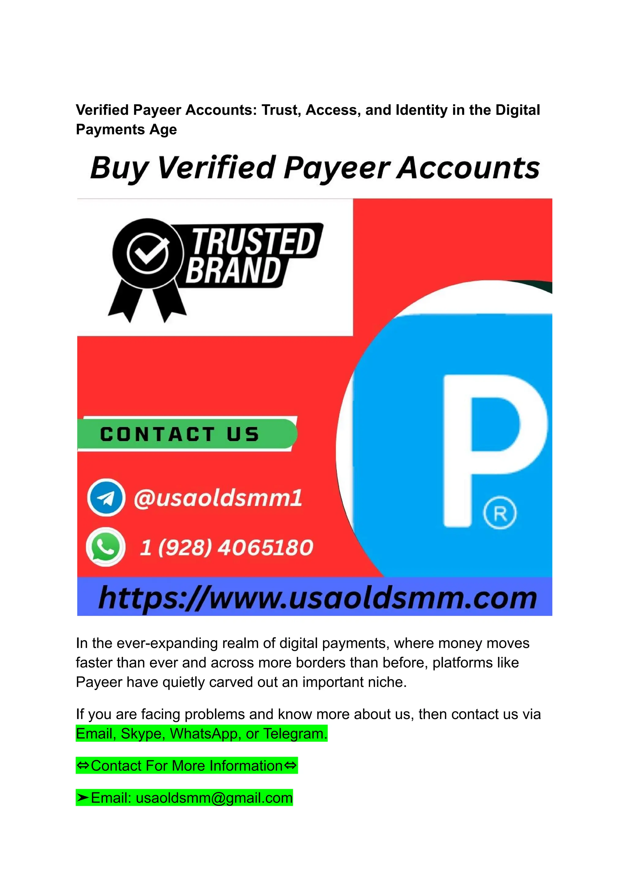 Verified Payeer old and new Accounts.pdf