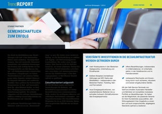 10STARKE PARTNERVeriFone Whitepaper 1/2014
STARKE PARTNER
GEMEINSCHAFTLICH
ZUM ERFOLG
Der Markt für Selbstbedienungs-Bezahl­
lösungen wird sich in den kommenden
Jahren weiter verändern. Neuartige Tech-
nologien, das sich wandelnde Konsumen-
tenverhalten und veränderte Erwartungen
des Handels sind wichtige Treiber, die die
Erfolgsgeschichte von Self-Service Kas-
sen- und Verkaufsautomaten fortschreiben.
Besonders in Umgebungen mit hohem
Bezahlaufkommen und schneller Taktfre-
quenz sehen Experten weiteres Potenzial
für steigende Akzeptanz und zusätzliche
Umsätze. Dazu gehören der Ticketverkauf,
beispielsweise im Nah- und Fernverkehr,
beim On- oder Offstreet Parken, im Park-
haus, Verpflegungsautomaten oder auch
Unterhaltungsangebote. Die einfache
Integration und die niedrigen Betriebskosten
eröffnen vielfältige Einsatzmöglichkeiten für
Gerätehersteller und -betreiber.
Die modernen Bezahllösungen haben das
Potenzial, mehr als nur ein „Kassenwerk-
zeug“ zu sein: Sie leisten einen wertvollen
Beitrag, um die Kundenbindung zu erhöhen
und Loyalty- und Mehrwertprogramme
durchzuführen. Sie lenken neue Ertrags-
ströme. Jetzt kommt es für die Anbieter
darauf an, mit einem erfahrenen Partner die
vorhandene Bezahlinfrastruktur zukunftssi-
cher umzurüsten und weiterzuentwickeln,
um von den Veränderungen in den Zah-
lungsprozessen im Self-Service-Bereich
optimal zu profitieren.
Zukunftsorientiert aufgestellt
Mit der UX-Serie lassen sich flexible
Bezahllösungen für Verkaufs- und
Selbstbedienungsautomaten mit hohen
Transaktionsvolumen zusammenstellen.
Dabei werden die wichtigsten aktuellen und
zukünftigen Zahlverfahren unterstützt – von
Magnetstreifen­karten über kontaktbehaftete
Chipkarten bis hin zu NFC-basierten Karten
oder so genannten NFC-Wallets auf Smart-
phones.
VERSTÄRKTE INVESTITIONEN IN DIE BEZAHLINFRASTRUKTUR
WERDEN GETRIEBEN DURCH
	mehr Kiosksysteme in den Bereichen
Gastgewerbe, Unterhaltung und
Einzelhandel
	breitere Akzeptanz kontaktloser
Zahlungen per NFC Karte oder
Mobiltelefon – insbesondere in den
Bereichen Parken, Ticketing, Nah-
und Fernverkehr
	neue Energiesparfunktionen, von
solarbetriebenen Batterien bis zu
schnellen Aufwach-/Schlaffunktionen
des Energiesparmodus
	offene Bezahllösungen, insbesondere
in U-Bahnstationen, im Unterhalts-
sektor, in der Hotelbranche und im
Fremdenverkehr
	verbesserte Reichweite und Anwen-
dung durch noch sicherere, robustere
und besser eingebundene Geräte.
Mit den Self-Service-Terminals von
VeriFone erhalten Automaten-Hersteller
und Betreiber ein komplettes modulares
Portfolio an Bezahllösungen. So haben
sie die Möglichkeit, die passende Variante
für ihren Kundenkreis auszuwählen, den
Wirkungsbereich ihrer Angebote zu erwei-
tern und auch anspruchsvolle, abgelegene
Standorte optimal zu bedienen.
 