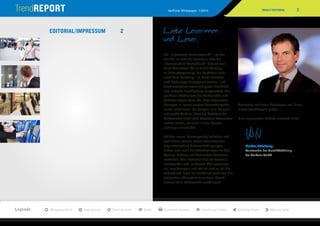 2INHALT/EDITORIALVeriFone Whitepaper 1/2014
Antworten auf diese Kernfragen soll Ihnen
dieser TrendReport geben.
Eine angenehme Lektüre wünscht Ihnen
Markus Hövekamp
Vorsitzender der Geschäftsführung
der VeriFone GmbH
der „unbediente Verkaufspunkt“ – ist das
der Ort, an dem die Vorurteile über die
„Servicewüste Deutschland“ bedient wer-
den? Mitnichten! Ob im Public Vending,
im Betriebs­operating, bei Behörden oder
auch beim Ticketing – all diese Bereiche
sind heutzutage konsequent service- und
kundenorientiert sowie auf große Flexibilität
und einfache Handhabung ausgerichtet. Die
positiven Erfahrungen der Verbraucher und
Anbieter tragen dazu bei, dass Automaten-
lösungen in immer weitere Anwendungsbe-
reiche vordringen. So belegen zum Beispiel
zahlreiche Studien, dass die Mehrheit der
Verbraucher lieber Self-Checkout-Automaten
nutzen würde, als sich in einer Kassen-
schlange einzureihen.
Mit den neuen Nutzungsmöglichkeiten und
sich hierzu parallel weiter entwickelnden
(regulatorischen) Rahmenbedingungen
haben sich auch die Anforderungen an Self-­
Service-Module und Automaten-Terminals
verändert. Was bedeutet dies für Automa-
tenbetreiber und -anbieter? Wie vermeiden
sie Insellösungen und stellen sich so für die
Zukunft auf, dass sie zusätzlich auch von der
steigenden Akzeptanz neuartiger Bezahl­
formen beim Verbraucher profitieren?
EDITORIAL/IMPRESSUM	2
Legende 	Mouseover/Klick 	 Internet-Link 	 Zoom-Ansicht 	Email 	 Dokument drucken   	 Zurück zum Inhalt   	Nächste Seite  	Vorherige Seite
NEUE POTENZIALE	 3
Vending, Ticketing  Co.:
Segmente mit hohem Potenzial
3
NEUE ANFORDERUNGEN	 6
Wie Händler  Anbieter die
Weichen auf Erfolg stellen
6
NEUE LÖSUNGEN	 8
Mehr Wertschöpfung durch
innovative Technologie
8
STARKE PARTNER	 10
Gemeinschaftlich zum Erfolg10
 