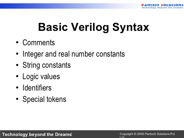 Crash Course In Verilog