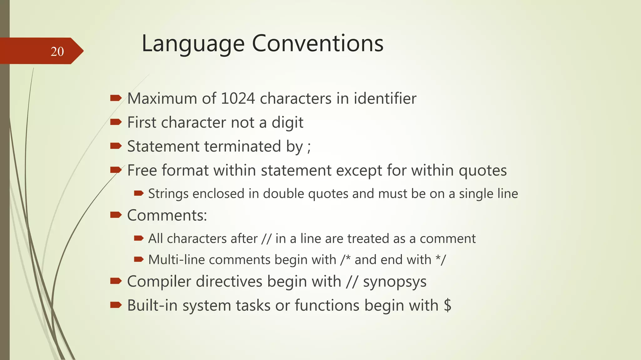 Verilog Tutorial - Verilog HDL Tutorial with Examples | PPTX
