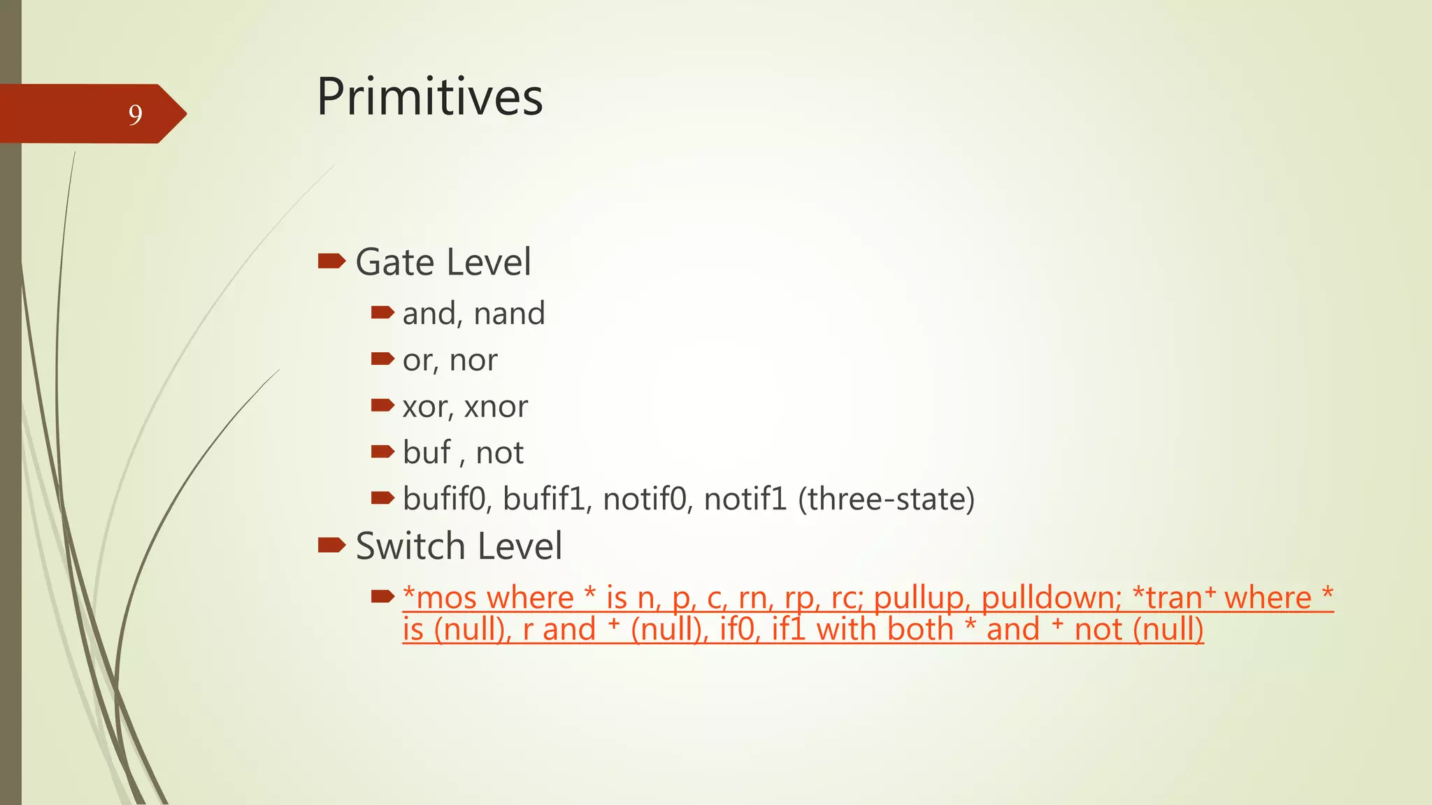 Verilog Tutorial - Verilog HDL Tutorial with Examples | PPT
