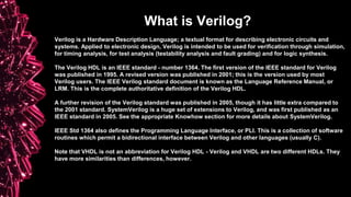 Verilog | PPTX