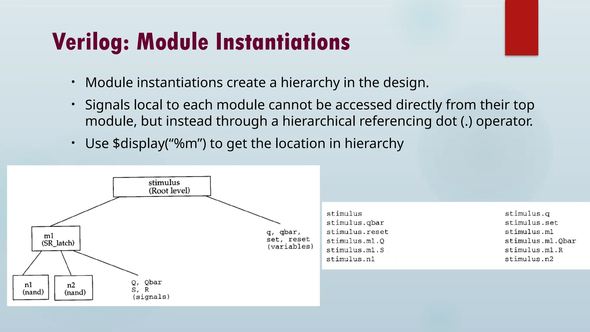 a verilog presentation for deep concept understa | PPT