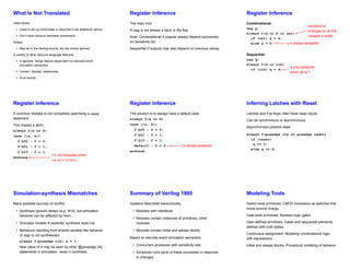 Short Notes on Verilog and SystemVerilog | PDF