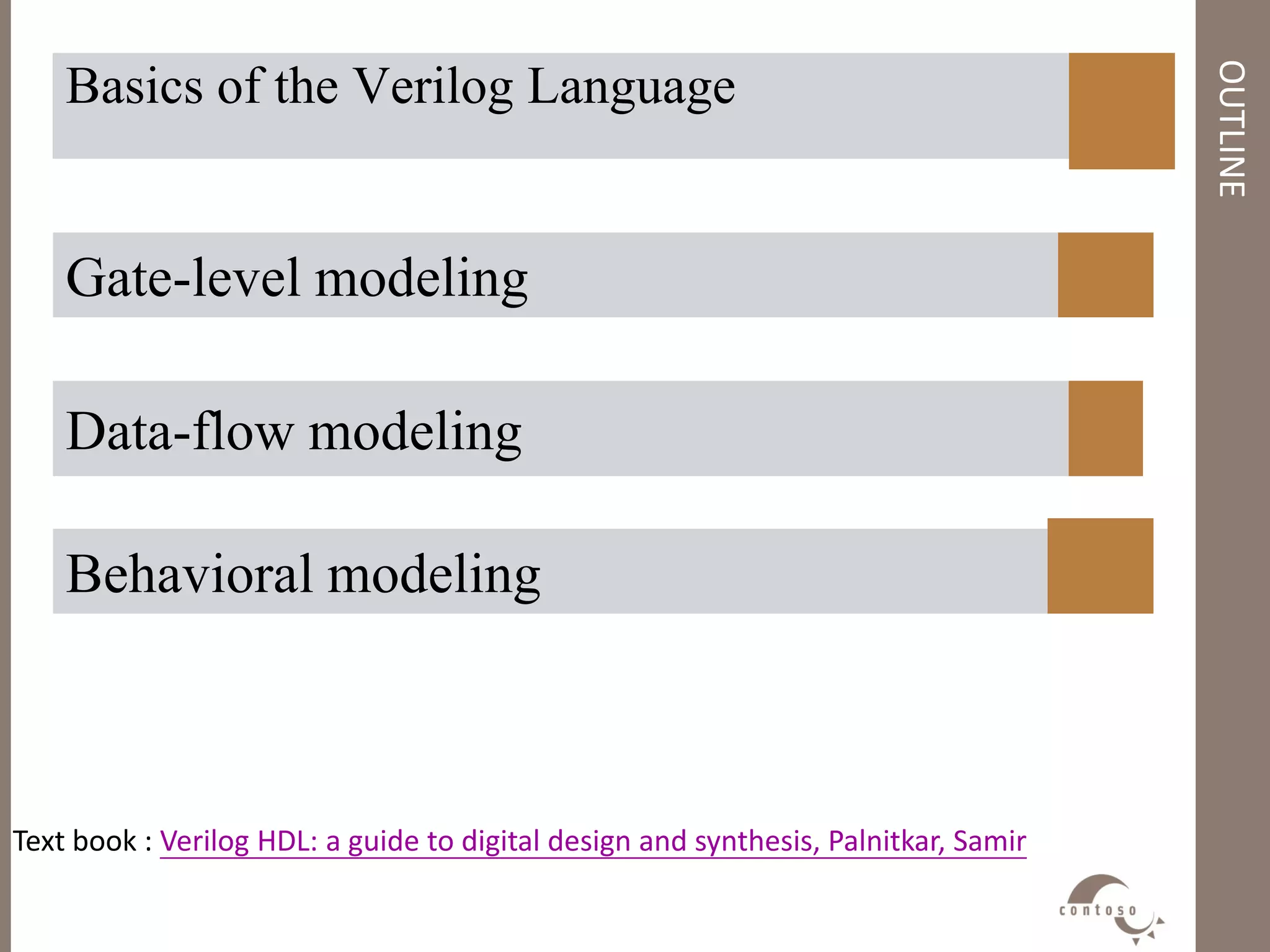 An Introductory course on Verilog HDL-Verilog hdl ppr | PDF