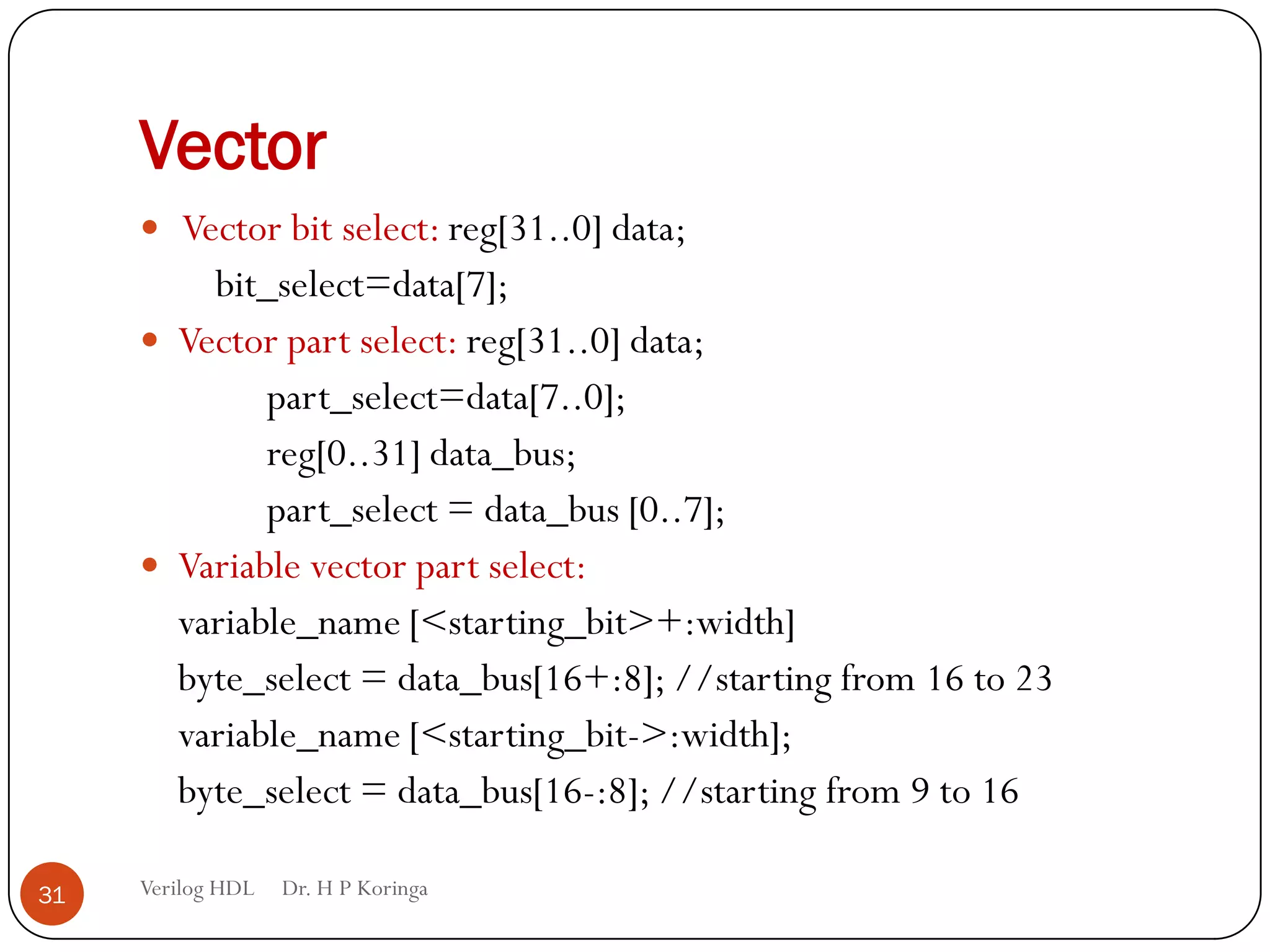 Verilog HDL | PPT