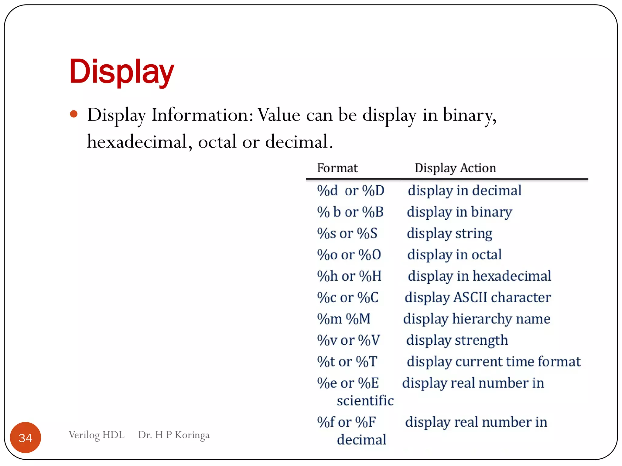 Verilog HDL | PPT