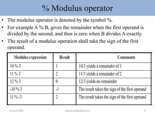 Verilog operators | PPT
