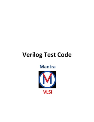Verilog Test Code
 