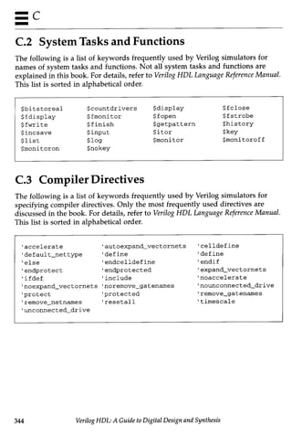 Verilog hdl   by samir palnitkar for verilog know how