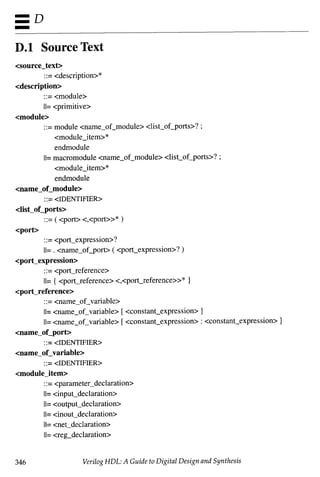 Verilog hdl   by samir palnitkar for verilog know how