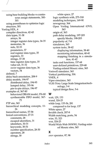 Verilog hdl   by samir palnitkar for verilog know how