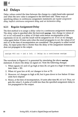 Verilog hdl a guide to digital design and synthesis | PDF