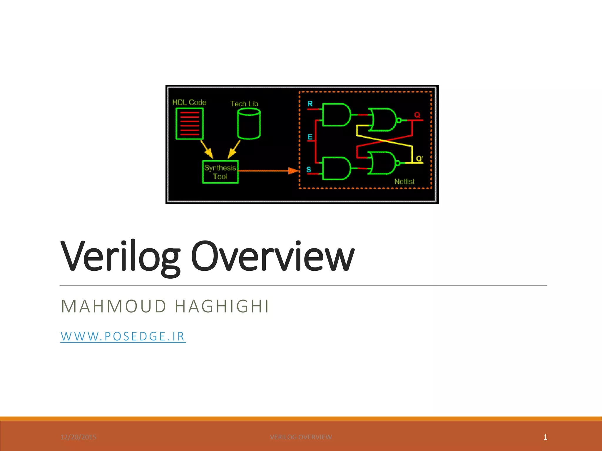 Verilog overview | PPT