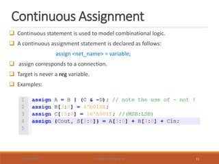 Verilog overview | PPTX | Programming Languages | Computing