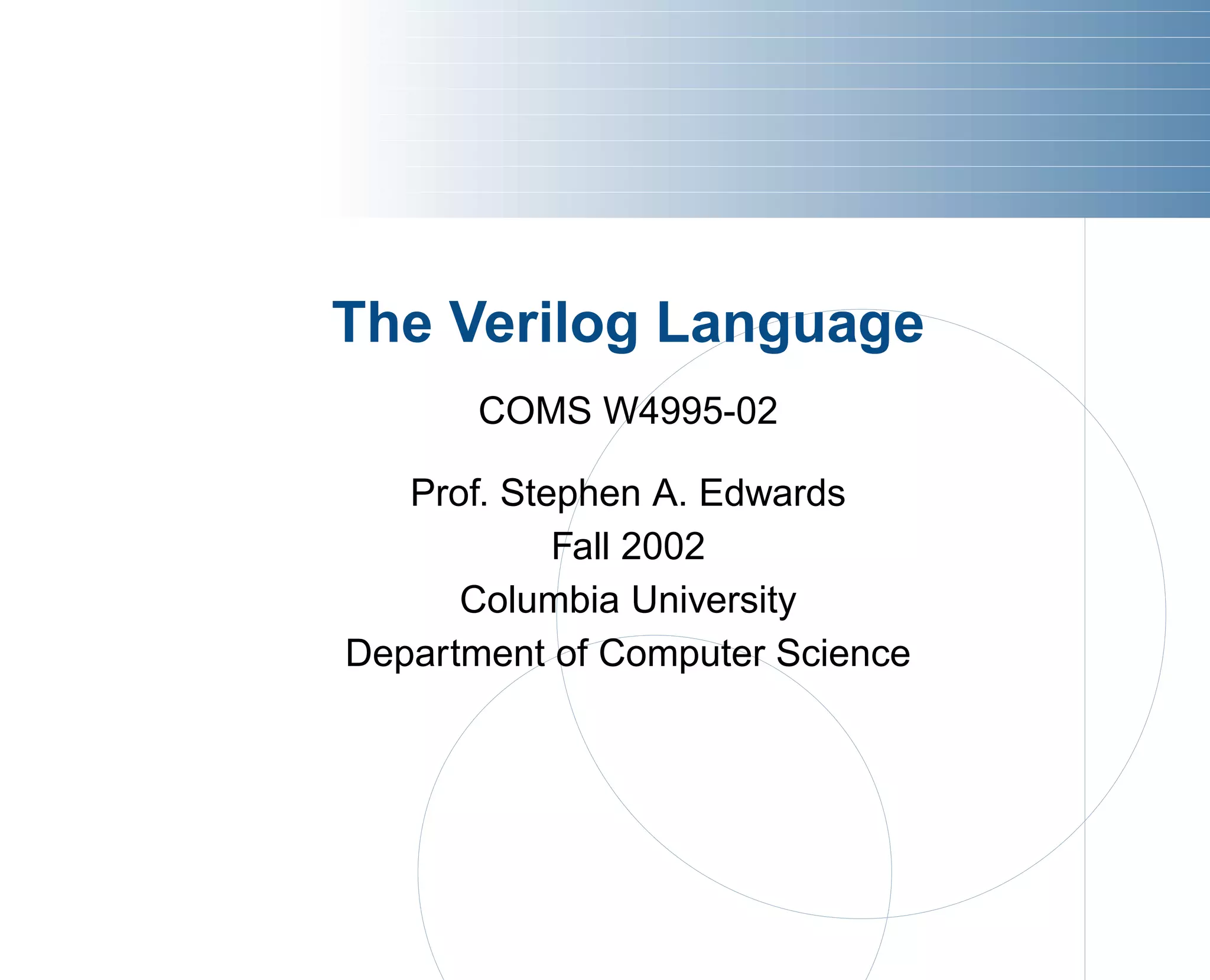verilog ppt .pdf