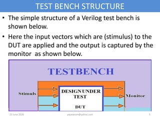 Verilog Test Bench | PPTX