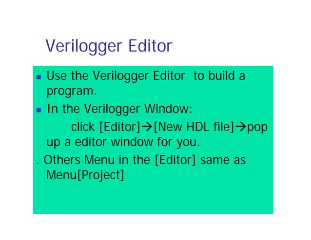 Verilog tutorial | PDF