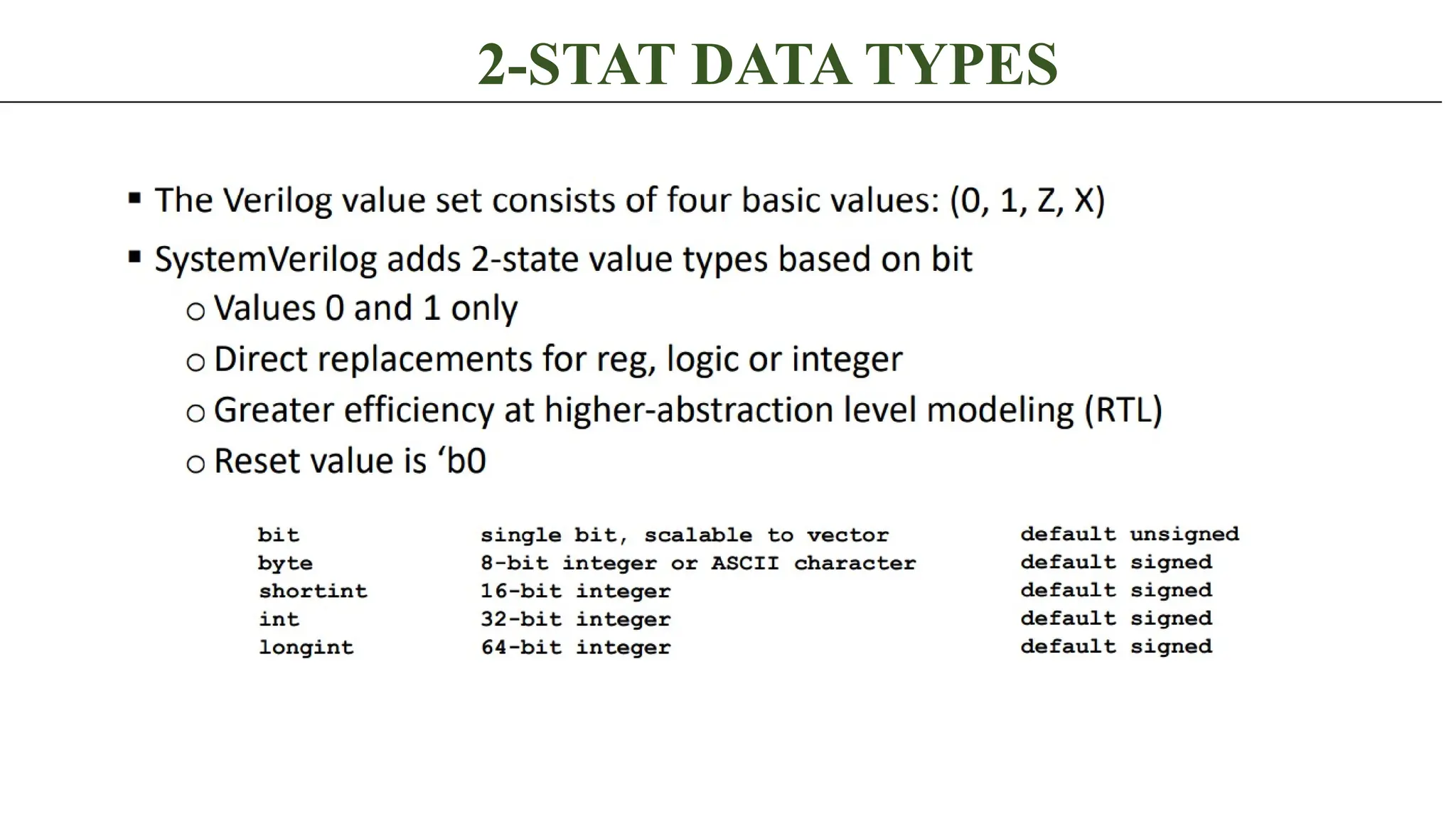 2-STAT DATA TYPES 