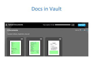Docs in Vault 