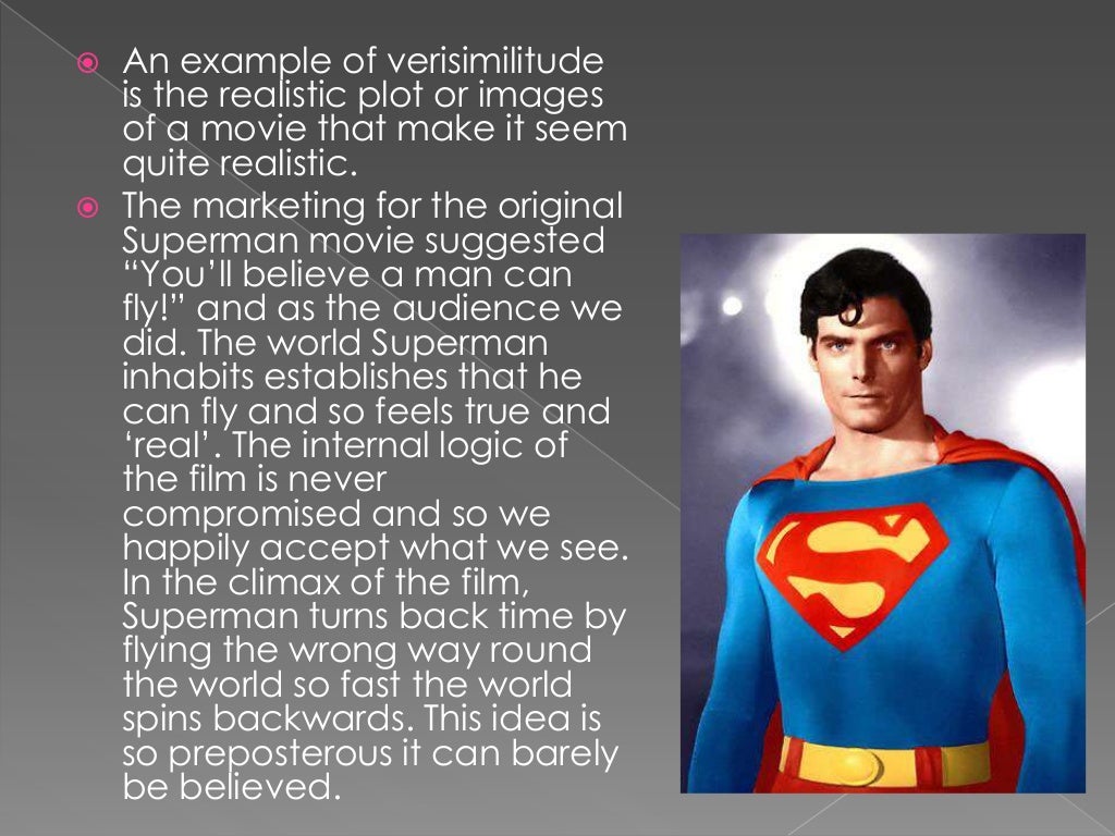 Verisimilitude definition and example