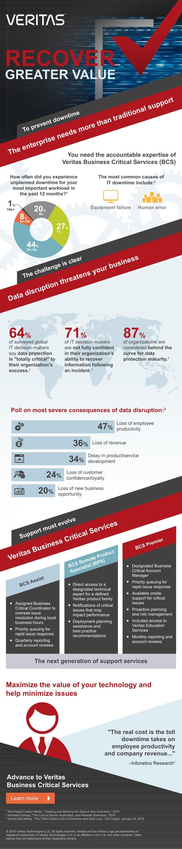Veritas Business Critical Services Infographic