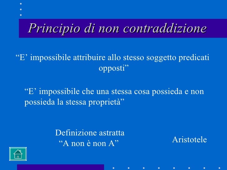 Verità E Contraddizione Verità E Contraddizione