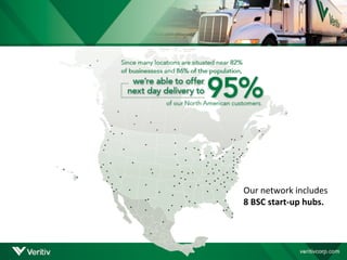 Supply Chain Management
• 850+ full 3PL and/or freight
management customers
• 6000+ carrier relationships
Inbound logistics
Supply
chain
analytics
Outbound
transportation
Value
added
solutions
 