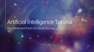 Copyright © 2018 Veritone, Inc. All rights reserved. CONFIDENTIAL. Trademarks are the property of their respective owners.
Make AI Work for You
Key Terms and Facts for the AI Journey
Artificial IntelligenceTutorial
 