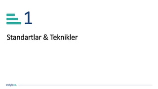 Standartlar & Teknikler
1
 