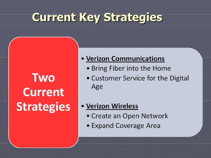 Verizon Wireless Organizational Chart