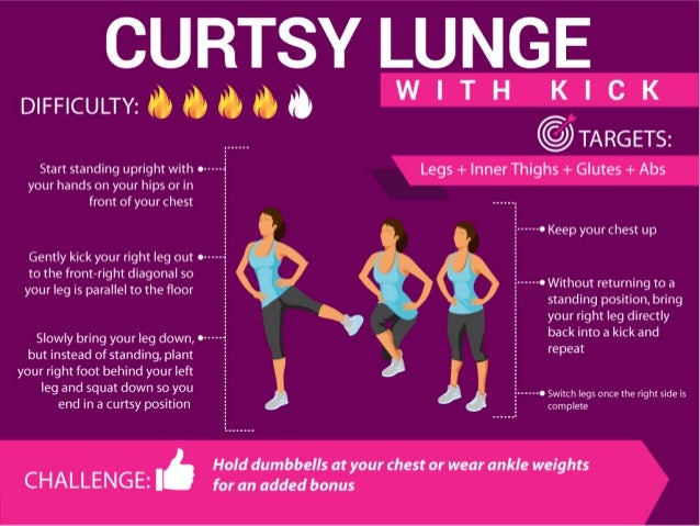 7 Sweat-Inducing Exercises That Target Your Thighs &amp; Glutes