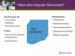 Diskussionsunderlag  Den samlade läroplanen Kursplanen i ämnet XX Kunskapskrav och bedömning  Från idé till planering 