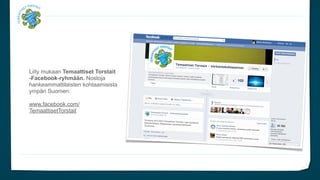 Temaattiset Torstait - Verkostosymposium 30.5.2013 (Pohjois-Pohjanmaa)