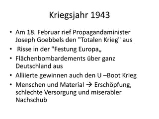 Kriegseintritt der USA 1941Die Vereinigten Staaten hatten in dem Konflikt zunächst formal Neutralität gewahrt	Isolationismus - Bündnisverpflichtungen zu 	vermeidenJapan nutzte dies zur Besetzung von Französisch-Indochina (französischen Kolonialgebiete)Angriff auf amerikanische Pazifikflotte in Pearl Harbor am 7. Dezember 1941  USA- materielle Unterstützung Großbritanniens und der UdSSRUSA und Großbritannien - „Germany first“