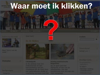   Gebruik de paginakop + overige koppen 