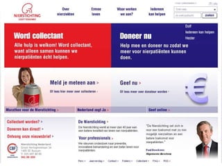   …en op iedere andere pagina van je website