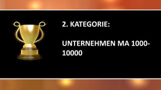 2. KATEGORIE:
UNTERNEHMEN MA 1000-
10000
 